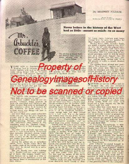 Mr. Arbuckles Coffee History + Genealogy  