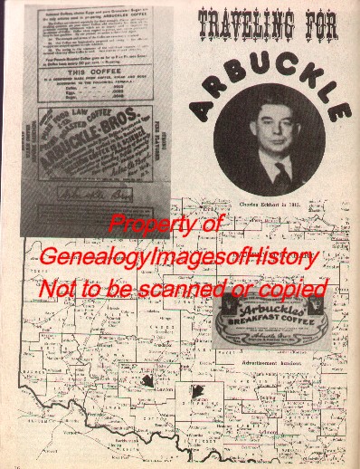 Traveling For Arbuckle Coffee History + Genealogy,Biggs,Eckhart,Hinsch 